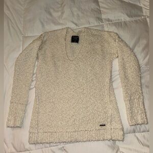 Abercrombie & Fitch Textured Cream Sweater